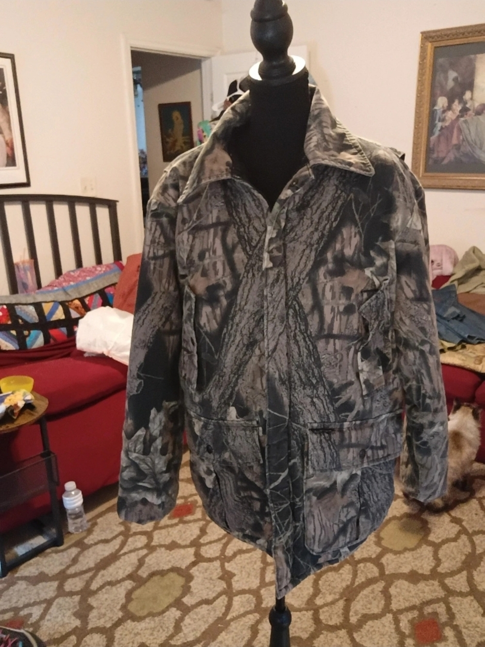 Wolf Mountain By Key Women's  Camouflage Field Jacket Pre-owned Medium -Regular